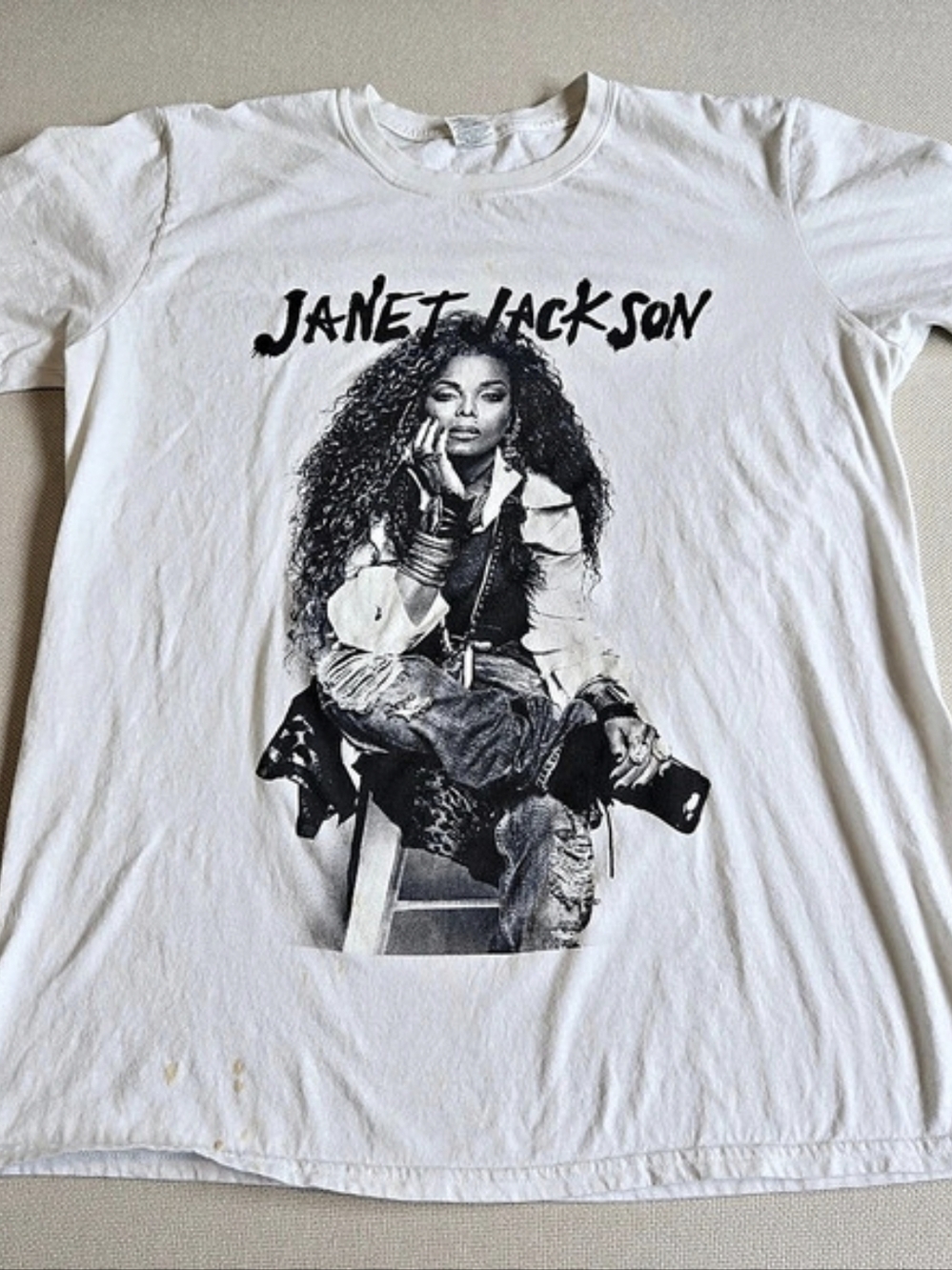 Janet Jackson State of the World Tour Concert T-Shirt 2017 Large Graphic Tee